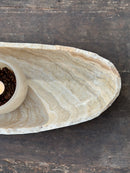 Schaal van onyx ovaal – 63x23x6 cm