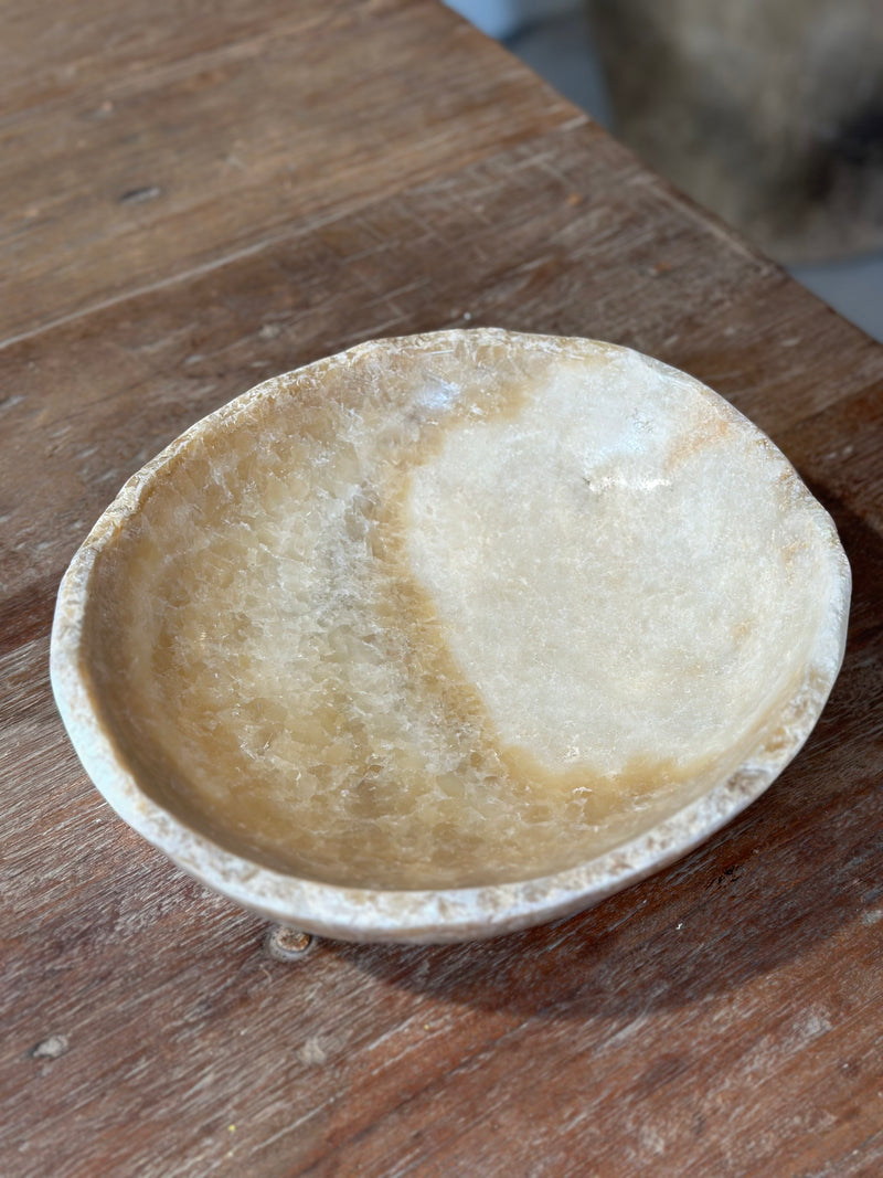 Schaal van onyx ovaal – 29x25x7 cm