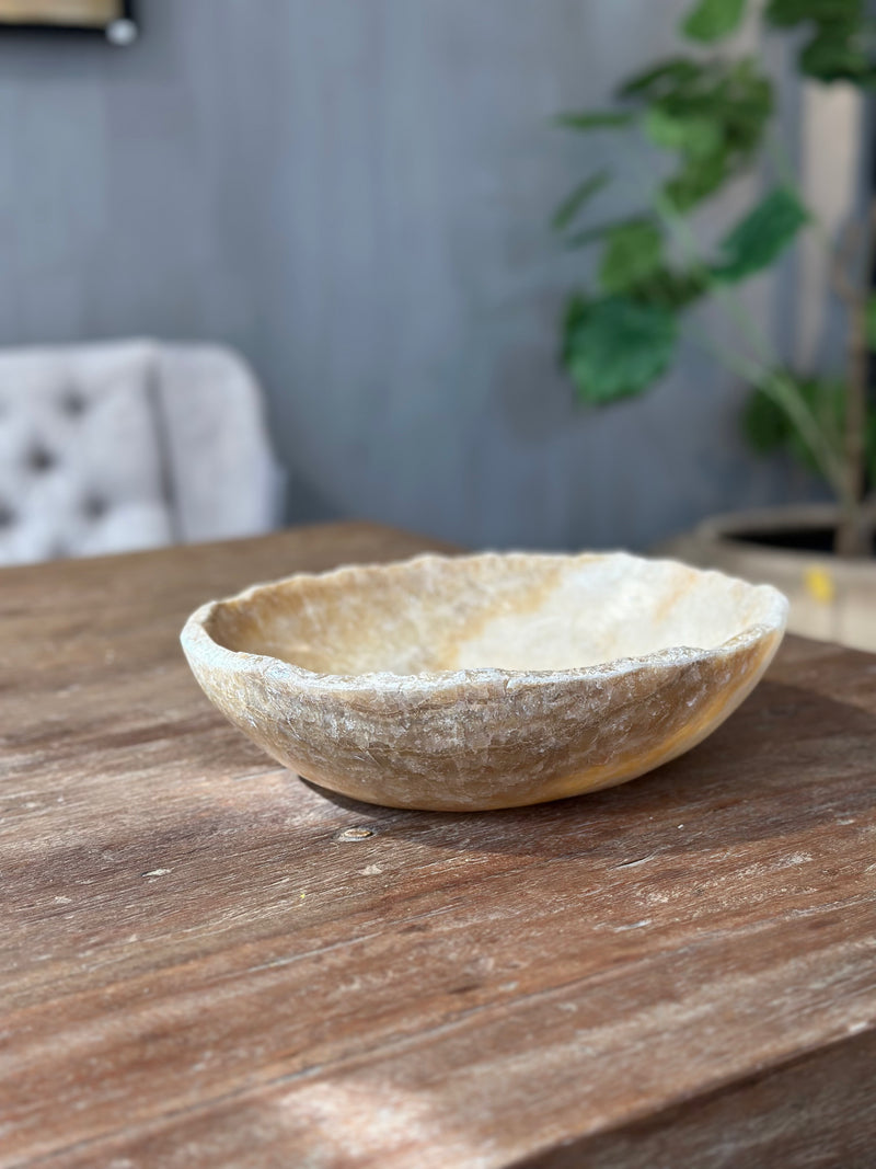 Schaal van onyx ovaal – 29x25x7 cm