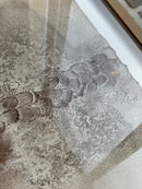 Schilderij met gestructureerde abstracte kunst – blank hout – 42x52 cm