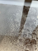 Schilderij met gestructureerde abstracte kunst – zwart hout – 42x52 cm