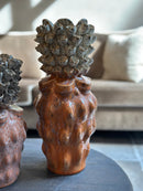 Peach kleurige vaas Ciro – 17x40 cm