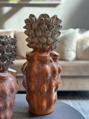 Peach kleurige vaas Ciro – 17x40 cm