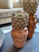 Peach kleurige vaas Ciro – 15x32 cm