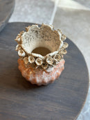 Peach kleurige vaas Ciro – 17x21 cm