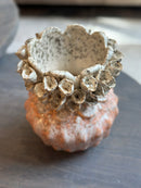 Peach kleurige vaas Ciro – 17x21 cm