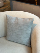 Kussen van lichtgrijze linnen stof - 40x40 cm