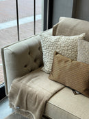 Bank Tygo in beige linnen-look stof - 3 zits bank