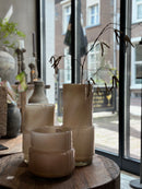 DutZ Collecion vaas Fenn beige - H40 x D17 cm