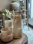 DutZ Collecion vaas Fenn beige - H40 x D17 cm