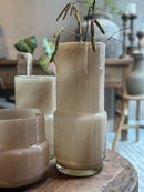 DutZ Collecion vaas Fenn beige - H40 x D17 cm