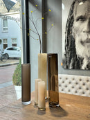 DutZ Collection cilindervaas beige - H25 x D6,5 cm