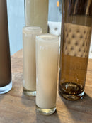 DutZ Collection cilindervaas beige - H25 x D6,5 cm