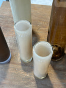 DutZ Collection cilindervaas beige - H25 x D6,5 cm