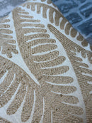 Kussen met bladeren borduursels - Zedonna Gold CLAUDI - 40x60 cm