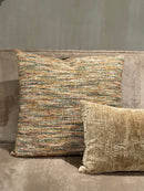 Meerkleurig kussen met golvende lijnen - Yvan Olive CLAUDI - 50x50 cm