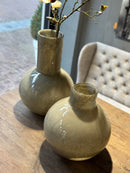 DutZ Collection vaas Grando in taupekleur - H34 x D32 cm