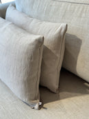 Zandkleurig linnen kussen - Evanna Sand CLAUDI - 40x60 cm