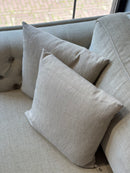 Zandkleurig linnen kussen - Evanna Sand CLAUDI - 45x45 cm