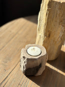 Massieve marmeren kandelaar