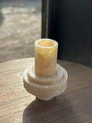 Vaasje van marmer - 18x21 cm