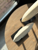 Wiel van zandsteen op statief - 19 x 34 cm