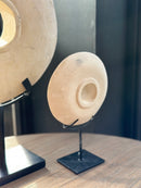 Wiel van zandsteen op statief - 15 x 25 cm