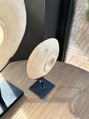 Wiel van zandsteen op statief - 15 x 25 cm