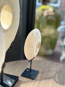 Wiel van zandsteen op statief - 15 x 25 cm