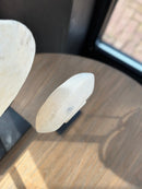 Wiel van zandsteen op statief - 15 x 25 cm