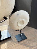 Wiel van zandsteen op statief - 15 x 25 cm