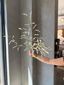 Kunsttak Bruidsbloem met kleine witte bloemetjes - 110 cm