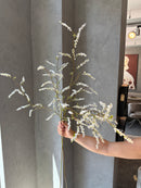 Kunsttak Bruidsbloem met kleine witte bloemetjes - 110 cm