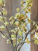 Kunsttak Groene Hortensia - 120 cm lang