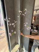Kunsttak Stephanotis met roze bloemetjes – 153 cm