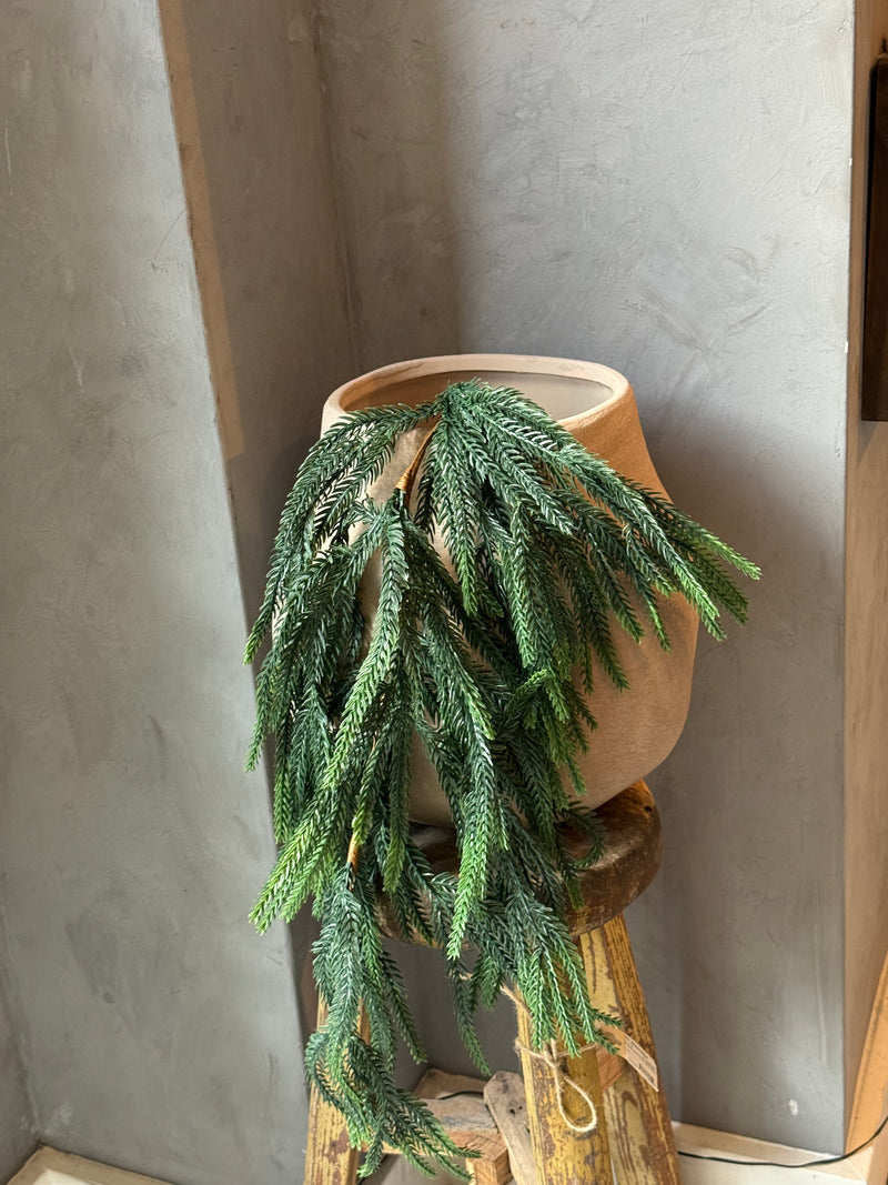 Kunsttak kersttoef van dennentakjes – 65 cm