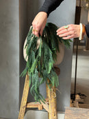 Kunsttak kersttoef van dennentakjes – 65 cm