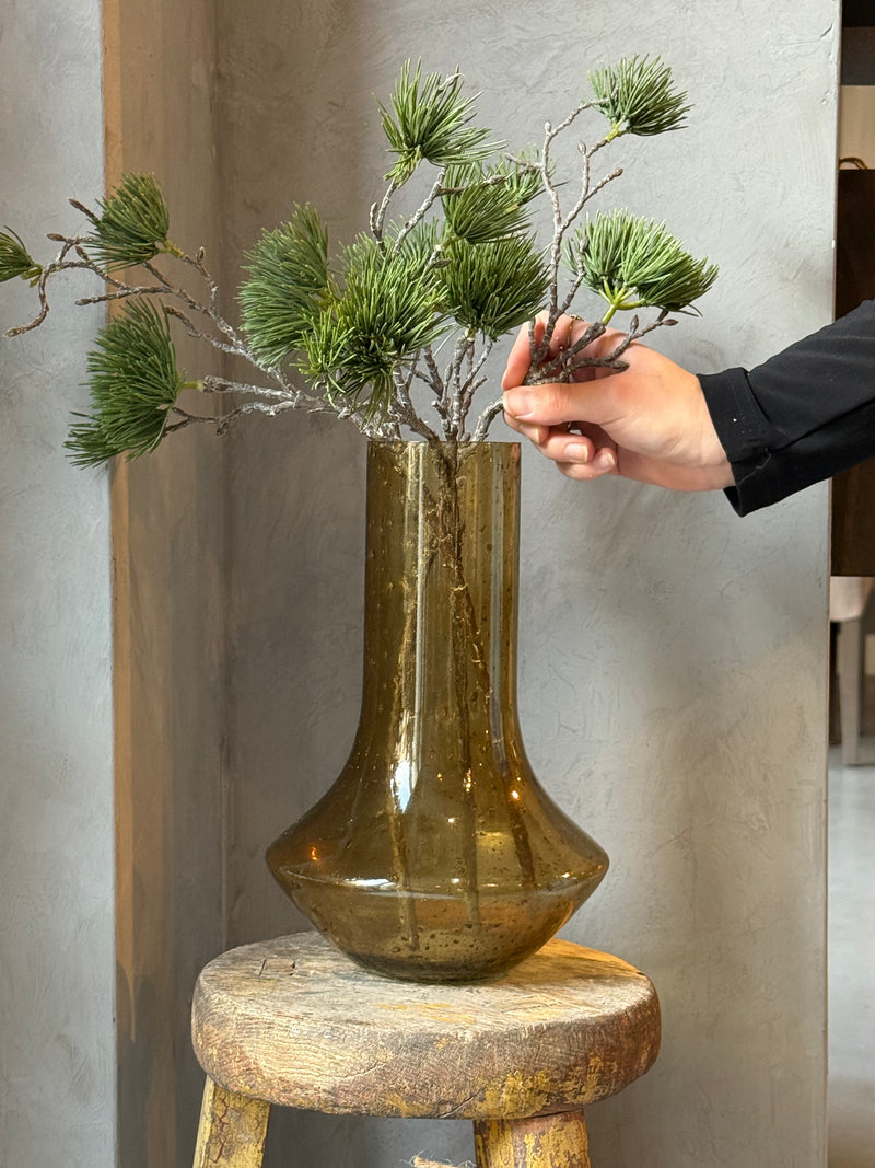 Kunsttak met groene pijnboomtakjes – 50 cm