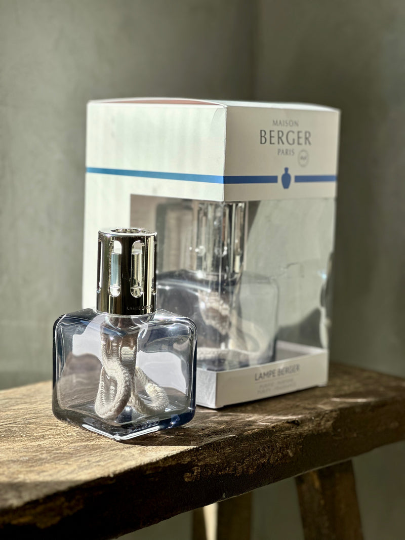 Lampe Berger geurbrander Glacon Gris – giftset inclusief 250 ml parfum