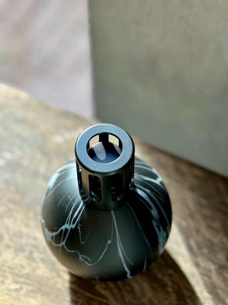 Lampe Berger geurbrander Marbure Noire – giftset inclusief 250 ml parfum