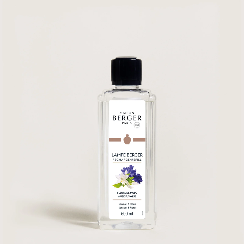 Lampe Berger huisparfum 500 ml - Musk flowers / Fleurs de Musc