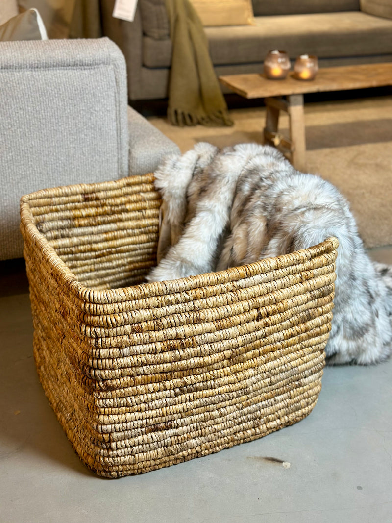 Mand van zeegras - 60x60 cm