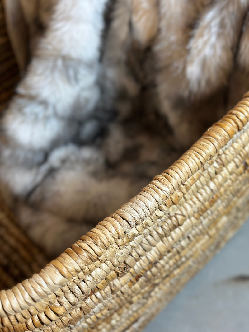 Mand van zeegras - 60x60 cm