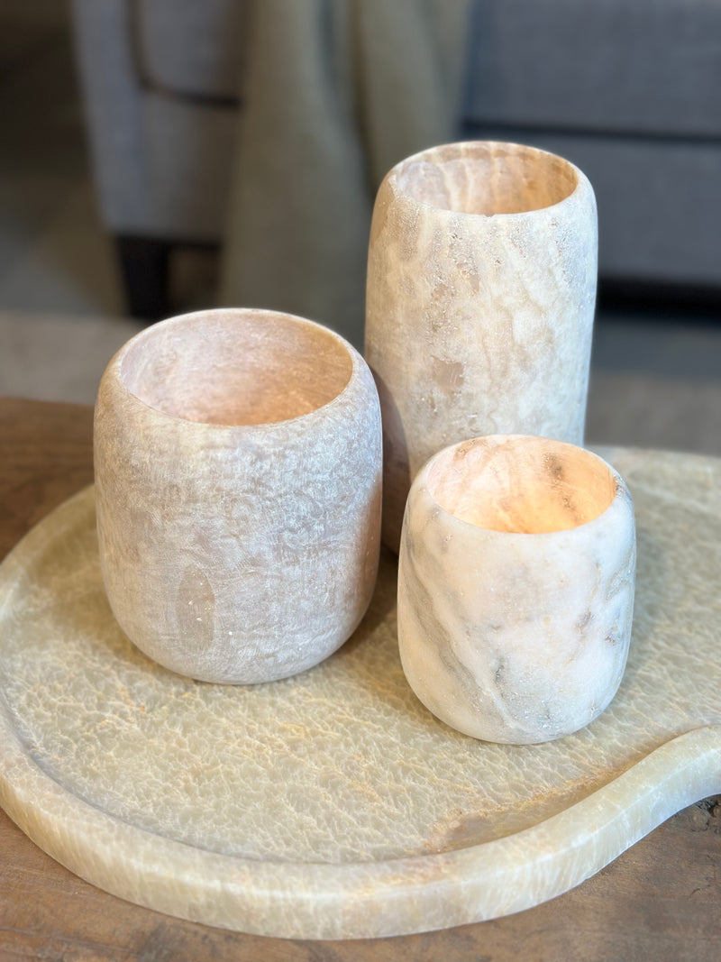 Organisch dienblad van Onyx - B59 x L30 cm