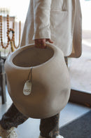 Pot Mancha met deuken in kleur brown - 40x38 cm