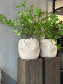 Pot Mancha met deuken in kleur brown - 40x38 cm