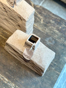 Rechthoekig vaasje Castelao in taupekleur - B29 x L12 xH26 cm