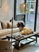 Salontafel van vergrijsd oud hout - B150 x L70 x H45 cm