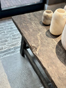 Salontafel van vergrijsd oud hout - B150 x L70 x H45 cm