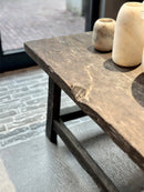 Salontafel van vergrijsd oud hout - B150 x L70 x H45 cm